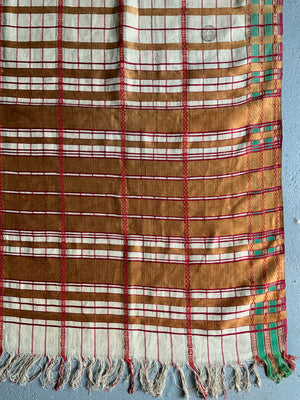 Turkish antique Hammam Pestemal towel (203 x 111cm)