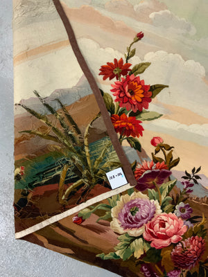 Small surrealist landscape tapestry 1930s (108 x 126cm)