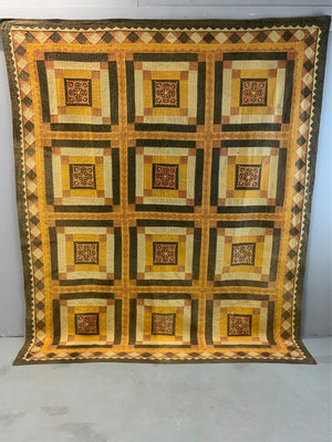 Indo-Pak Sindhi large appliqué relli bedcover (275 x 220cm)