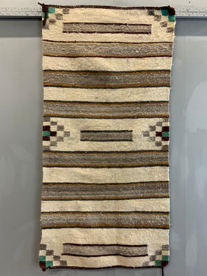 Arizona vintage Hopi or Navajo merino dovetail tapestry rug (115 x 75cm)