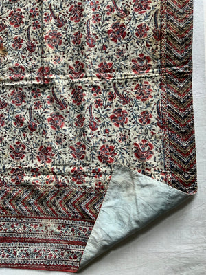 Small antique Kalamkari on cotton (117 x 87cm)