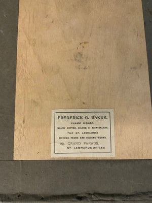 Al Aqsar Mosque Jerusalem sepia photo 1920s (30 x 24cm)