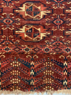 Turkmen Kizil Ayak antique chuval bagface (74 x 117cm)