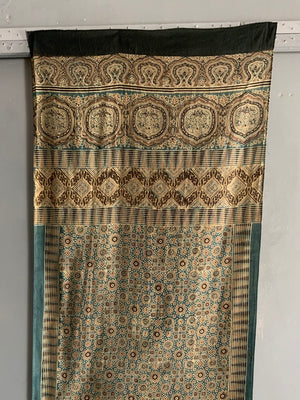 Indian Kutch genuine Adrak  stole (117 x 53cm)