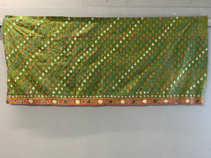  Indo-Pak antique Sindh silk embroidery  (74 x 172cm)