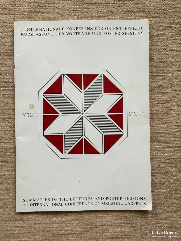7. Internationale Konferenz Fur Orientteppiche