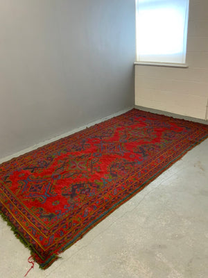 Turkish vintage 'red Turkey' Ushak carpet (306 x 168cm) *AF