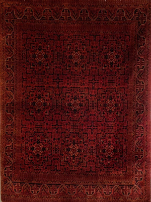 Faryab Province NW Afghan fine Andkhoy rug (199 x 152cm)