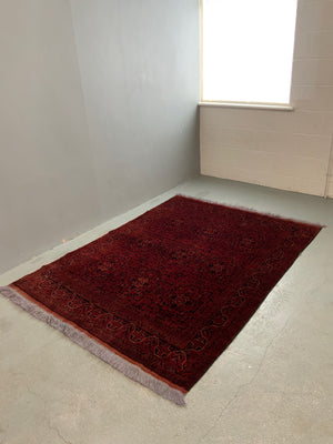 Faryab Province NW Afghan fine Andkhoy rug (199 x 152cm)