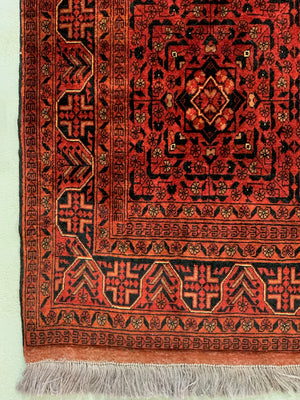 Faryab Province NW Afghan fine Andkhoy rug (199 x 152cm)