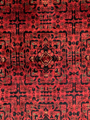 Faryab Province NW Afghan fine Andkhoy rug (199 x 152cm)