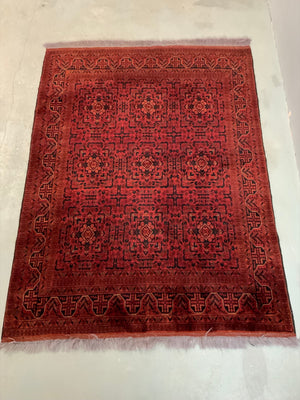 Faryab Province NW Afghan fine Andkhoy rug (199 x 152cm)