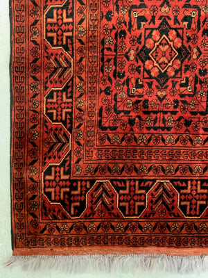 Faryab Province NW Afghan fine Andkhoy rug (199 x 152cm)