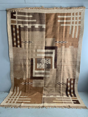 Egyptian Alexandria Art Deco kilim (297 x 201cm)