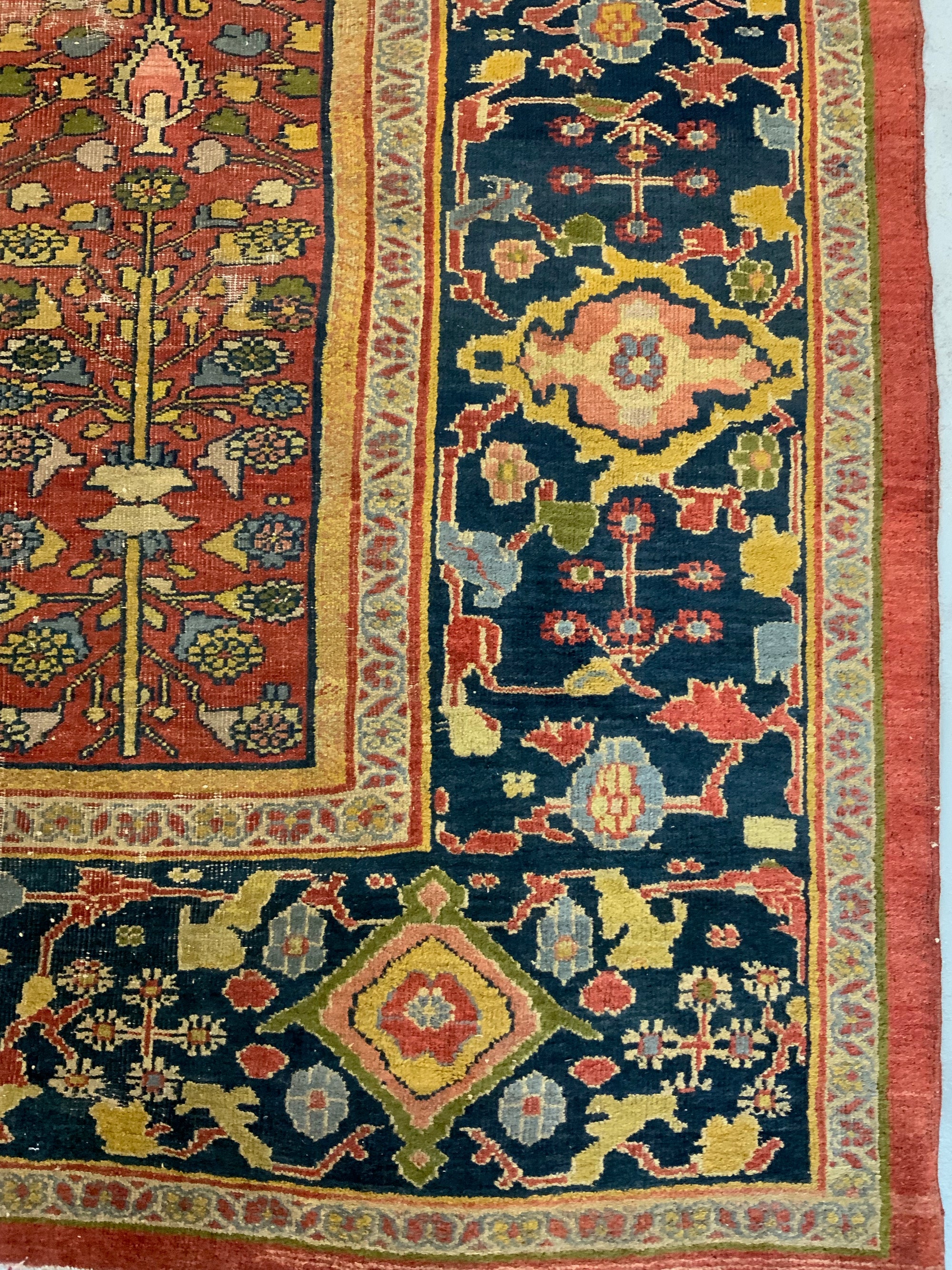 NWP antique Ziegler Mahal oversize carpet (402 x 392cm) *AF