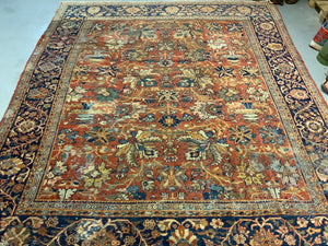 Sultanabad Mahal vintage carpet (362 x 308cm)