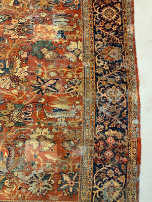 Sultanabad Mahal vintage carpet (362 x 308cm)