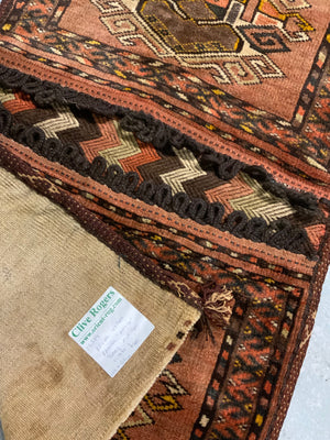 Afghan Uzbek Khorjian panier paired bags (102 x 61cm)