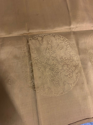 Chinese silk damask throne back lining for Tibet (60 x 50cm)