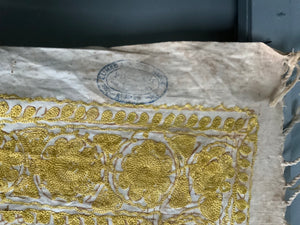 Aleppo vintage Aghabani embroidery (130 x 130cm)