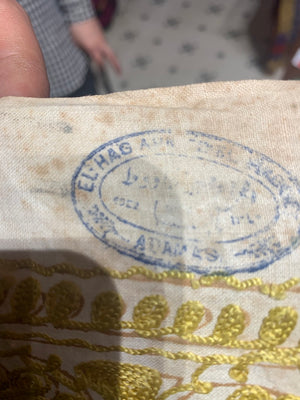 Aleppo vintage Aghabani embroidery (130 x 130cm)