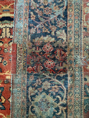 Sultanabad Mahal vintage carpet (362 x 308cm)