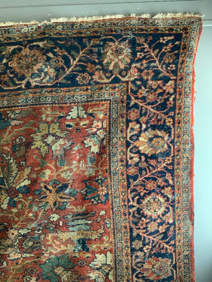 Sultanabad Mahal vintage carpet (362 x 308cm)