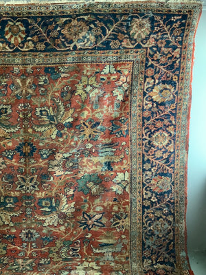 Sultanabad Mahal vintage carpet (362 x 308cm)