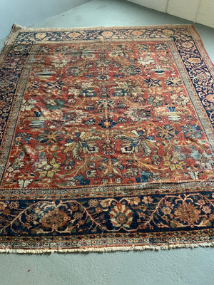 Sultanabad Mahal vintage carpet (362 x 308cm)