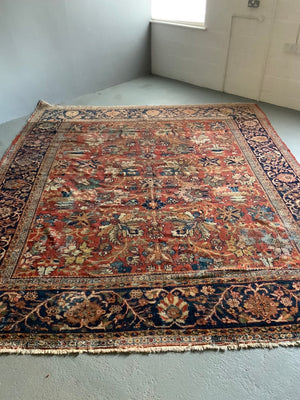 Sultanabad Mahal vintage carpet (362 x 308cm)