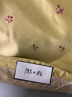 Sino Portuguese antique Parsi work cope (183 x 116cm)