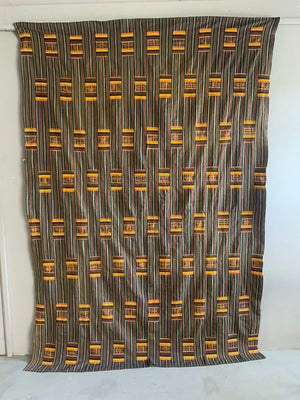 West African Ghana vintage Ewe Kente cloth (240 x 160cm)