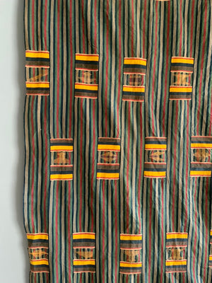 West African Ghana vintage Ewe Kente cloth (240 x 160cm)