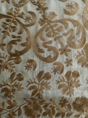 Aleppo antique Aghabani embroidery (115 x 119cm)