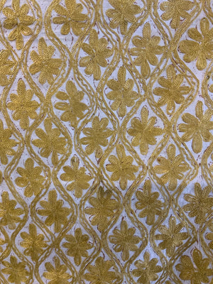 Aleppo vintage Aghabani embroidery (130 x 130cm)