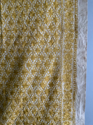 Aleppo vintage Aghabani embroidery (130 x 130cm)