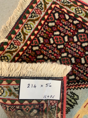 Sarouk type narrow runner (214 x 56cm)