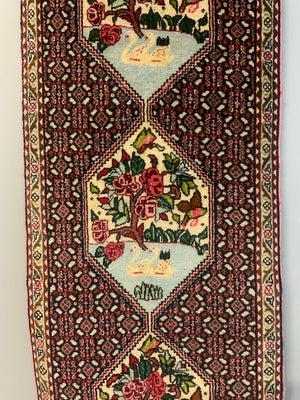 Sarouk type narrow runner (214 x 56cm)