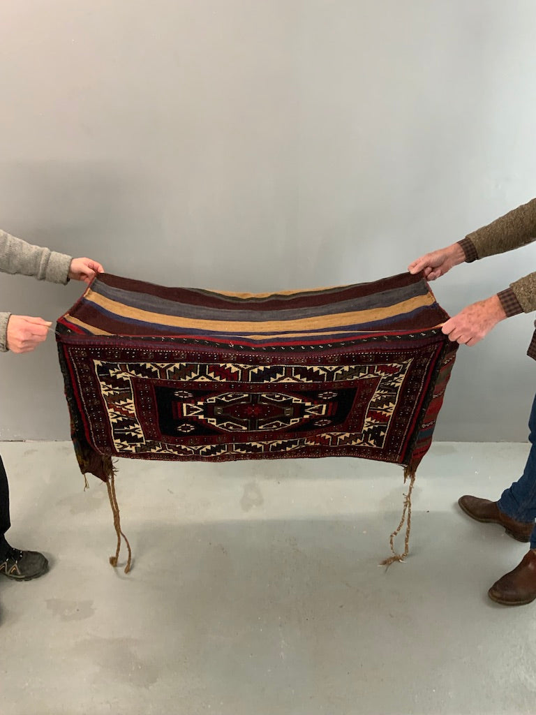 Semnan vintage mafrash portmanteau (104 x 48 x 48cm)