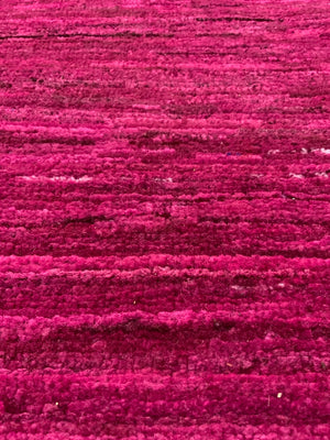 Indian handknotted pink carpet (293 x 238cm) *new