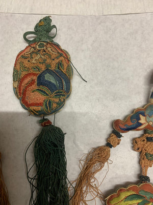 Chinese Qing antique 'zhongguo jie' tassels (3)