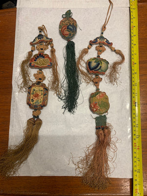 Chinese Qing antique 'zhongguo jie' tassels (3)