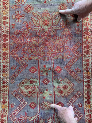 Turkish vintage Sivas rug (193 x 123cm)