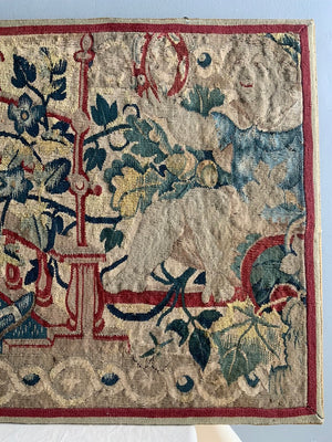 Franco Flemish antique tapestry (55 x 150cm)