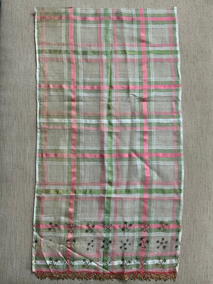 Ottoman antique silk gauze 110 x 59cm)