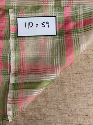 Ottoman antique silk gauze 110 x 59cm)