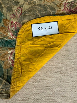 Continental silk brocade (54 x 41cm)