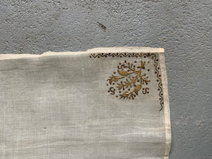 Ottoman antique silk gauze (70 x 67cm)