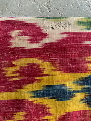 Uzbekistan antique ikat Adras panel (171 x 81cm)