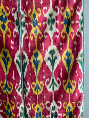 Uzbekistan antique ikat Adras panel (171 x 81cm)